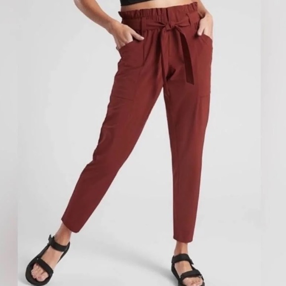 Athleta Pants - Athleta Skyline Pants Red/Orange Size 2